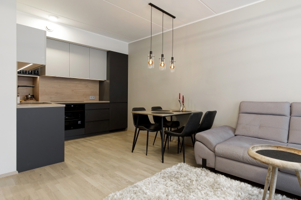 Modern 2-room apartment in a new building, near the city center, Valge 10