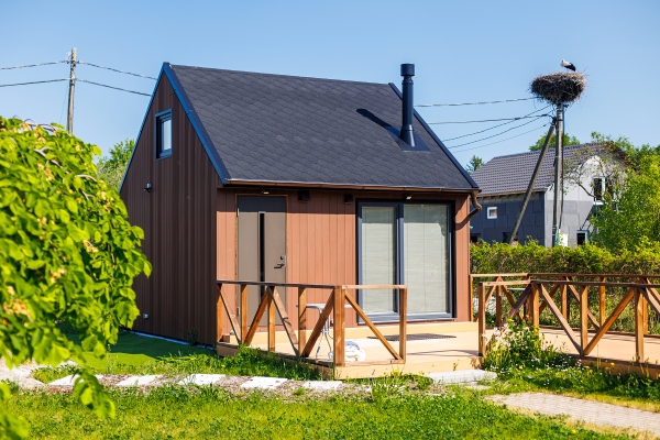 Small, cute, modern summer house, in the village of lai...